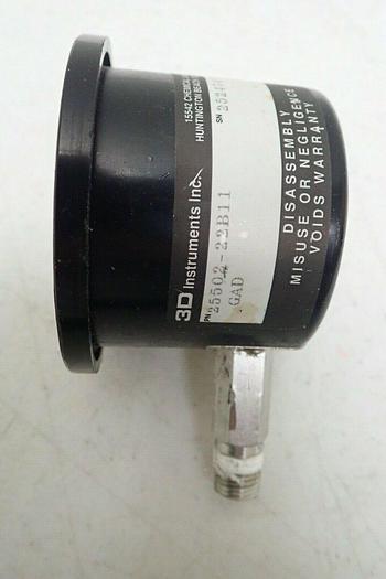 Used 3D Instruments 25502-22B11 0-60 PSI Pressure Gauge