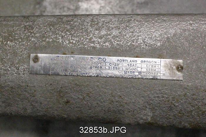 Used FNW 10" Hand Operated Knife Gate Valve #32853