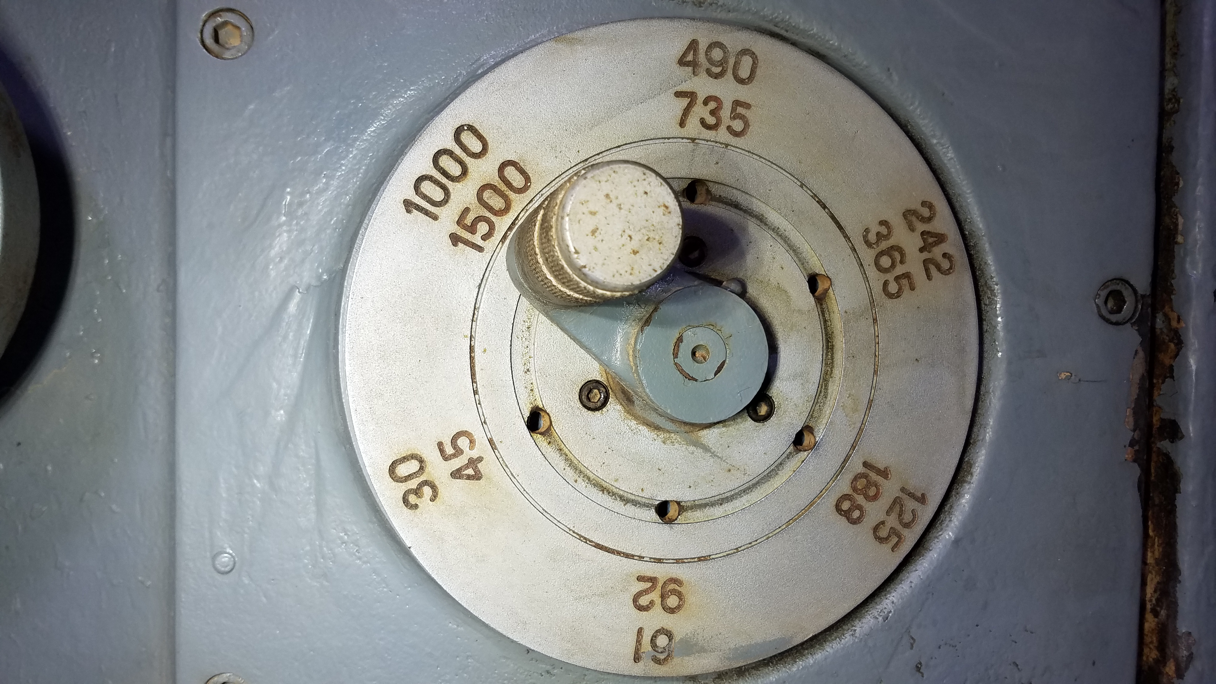 Used 14" x 67" Induma Model NL63 Universal; 1,500 RPM; #50 M.T. STOCK #233