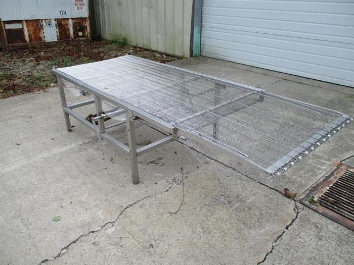 Used Conveyor; Wire Belt; 34"W x 8' 6"L