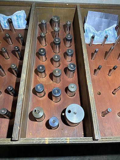 Used Precision Mandrels for Gleason/M&M Gear Inspection -50+ Mandrels Hardened Tool Steel Gleason