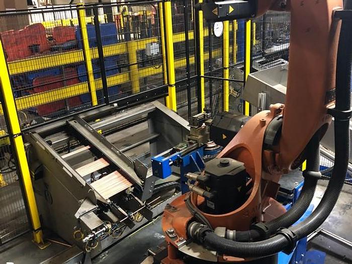 Used 2014 Eaton Leonard  Robotic Tube Uncoiling, Straightening, Cut-Off, And Bending Cell