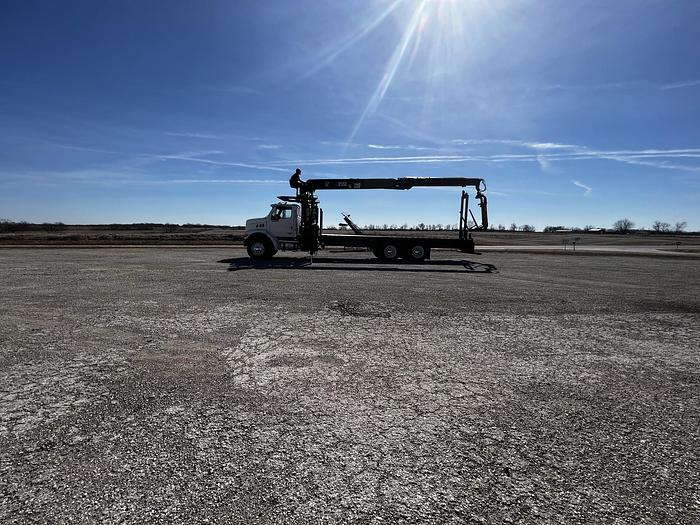 Used 2006 Sterling Flatbed Hiab Crane Truck