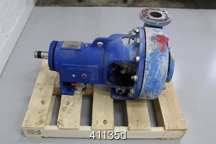 Used Posei Pump 403 3x4x14 Disc Flow Pump, 5-Vane SS Impeller #41135