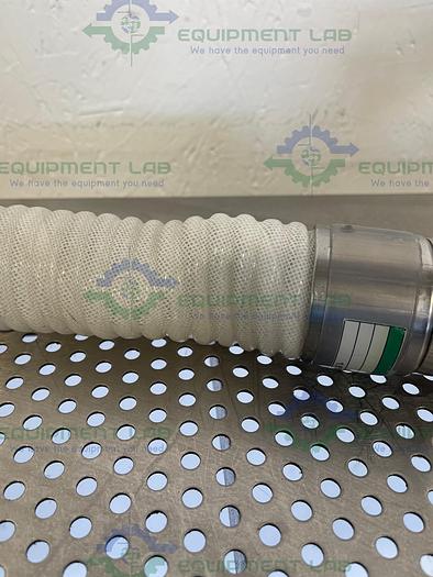 Used Sani Tech STHT-W-CO 44.5" Silicone Hose w/ 2" Sanitary Fitting