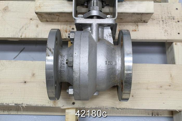 Used Fisher 3" Posi-seal Ball Valve, Model EDA-100-DSA #42180
