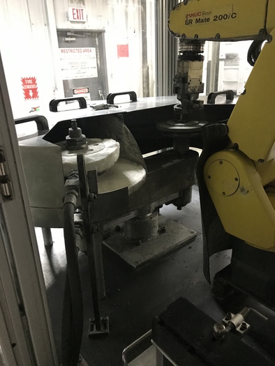 Used ACME POLISHING CELL WITH LR MATE 200iC ROBOT R30iA