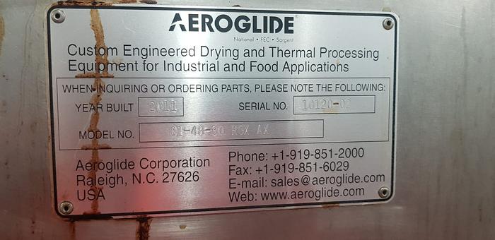 Used AEROGLIDE AEROEXPANDER 2 STAGE OVEN (EXPANDER-IMPINGEMENT/FLUIDISED)  CI 48-16 RGX AX