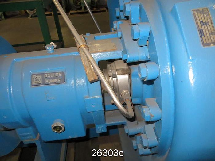 Used Goulds 3180 Goulds 3180, 10X12X16, Impeller Diameter 386X344, 6845 Gpm @ 134 Ft Head, 1780 Rpm,  With John Crane Seal Support System, On Fabricated Base, New #26303
