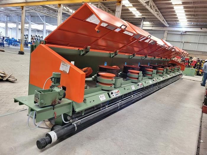 Usado MAQUINA TREFILADORA DE ACERO PLA STEEL NORD ELETTRONICA MODELO CARD RT 600/8 2017