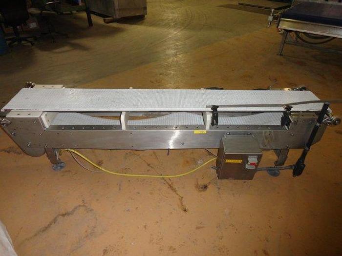 Used Intralox Belt Conveyor; 12" Wide x 8' Long