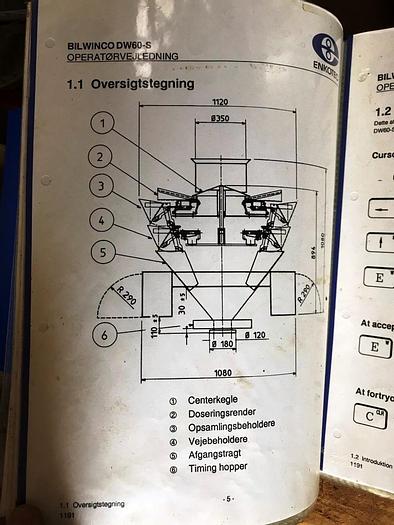 Used BILWENCO DW60-S weighing unit