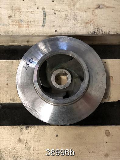 Used Goulds 3316 4x6x11 1st Stage Impeller, 5 Vane, 11" Diameter #38996
