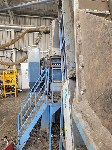 Used Eldon MPR 160T Tyre Recycling Line