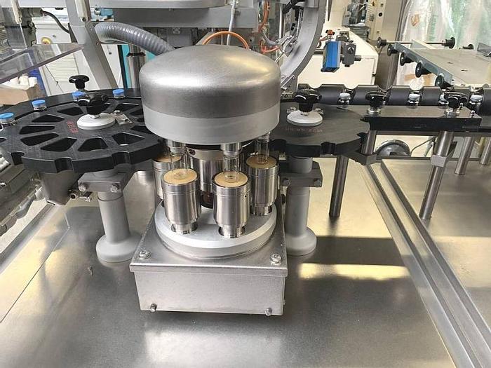 Used J 14639 D - Liquid Filler / Stopper Inserter / Capper GRONINGER DFVK4000 / KVK106 B