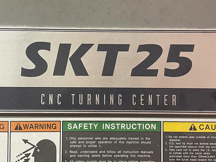 Used KIA SKT25 CNC TURNING CENTER