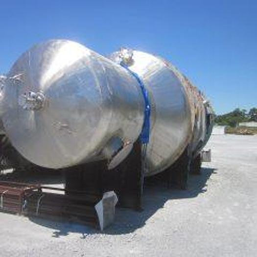 Used UNUSED 14,000 GALLON PRAJ INDUSTRIES VERTICAL PRESSURE TANK - 316 S/S