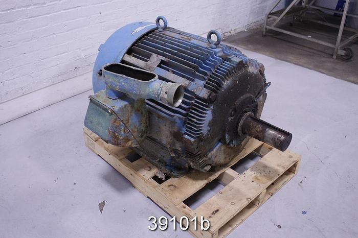 Used Westinghouse HSB 125 Hp Ac Motor, 575 Volt, 1780 Rpm, 444T Frame #39101
