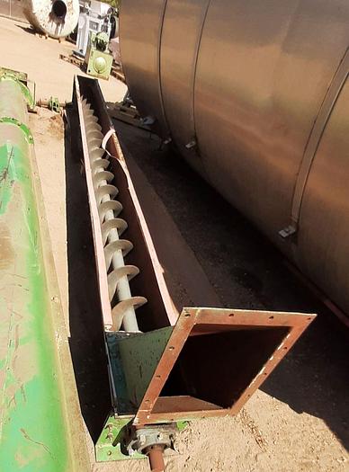 Used Conveyor, Screw, 10" x 16.5', C/st, U-Trough #S744831