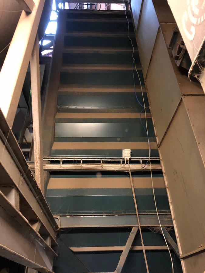 Used Bulk material silo 40 m³ x 4 cells Cimbria Square silo