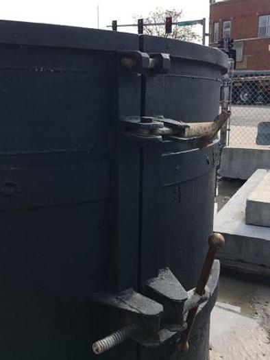 Used 60″ and 72″ Flip Over Precast Manhole Riser Forms (2)