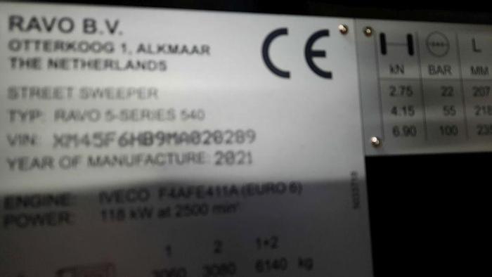 Gebruikt 2021 Ravo 540 STH