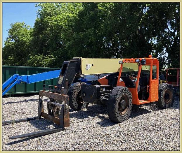 Used 2014 JLG G9-43A Telehandler, 4 x 4 Diesel, Solid Tires, OROPS
