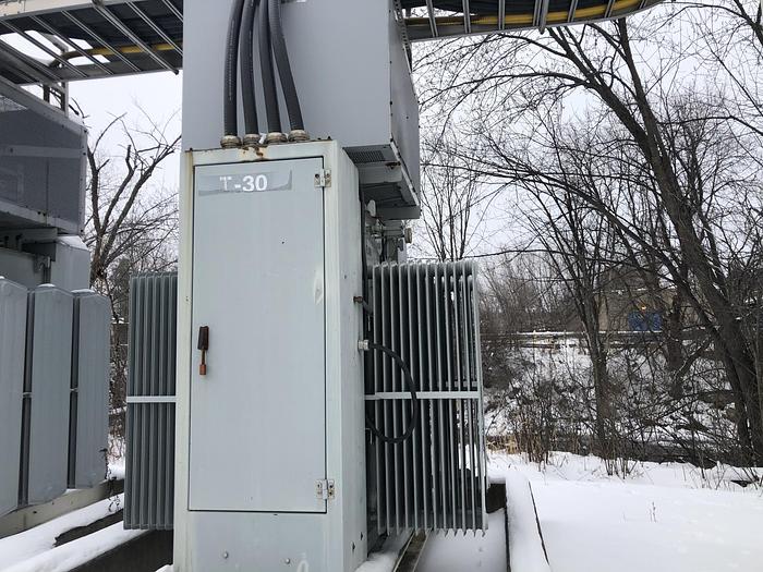 Used CUTLER HAMMER WET-TYPE TRANSFORMER 1000/1120-1150 KVA