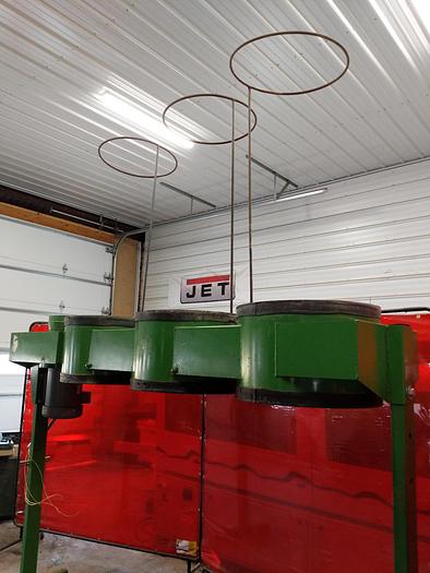 Used Dust Technology DT-100 10HP 3 Bag Dust Collector