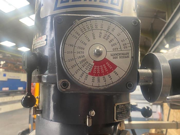 Used 2000 Semco LC1-1/2 VS Manual Turret Milling Machine