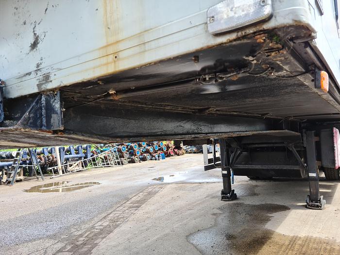 Used 2003 HFR 2 AXLE/ CITY/ FRIDGE TRAILER/ OPEN SIDE/ LOADING LIFT STEERING AXLE FRIDGE UNIT