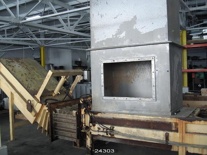 Used Rayfo  Rayfo Compactor With Hydraulic Unit, 20 Hp Motor, 1800 Rpm, 575V.  For Processing Wet Waste. #24303