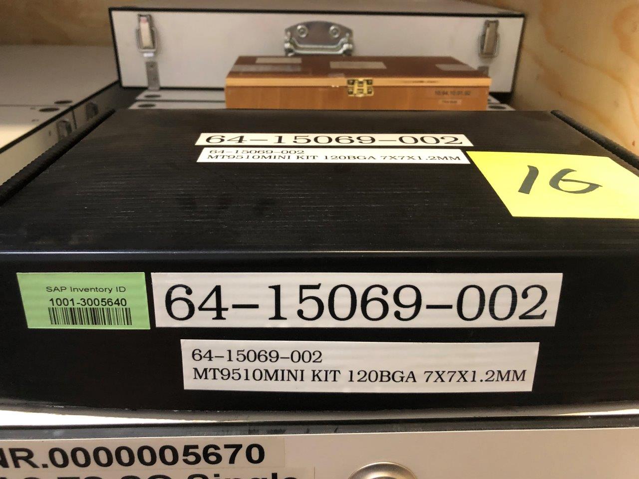 Used Multitest MT9510 Mini kit 120 BGA 7x7x1.2mm Test Handler Kit