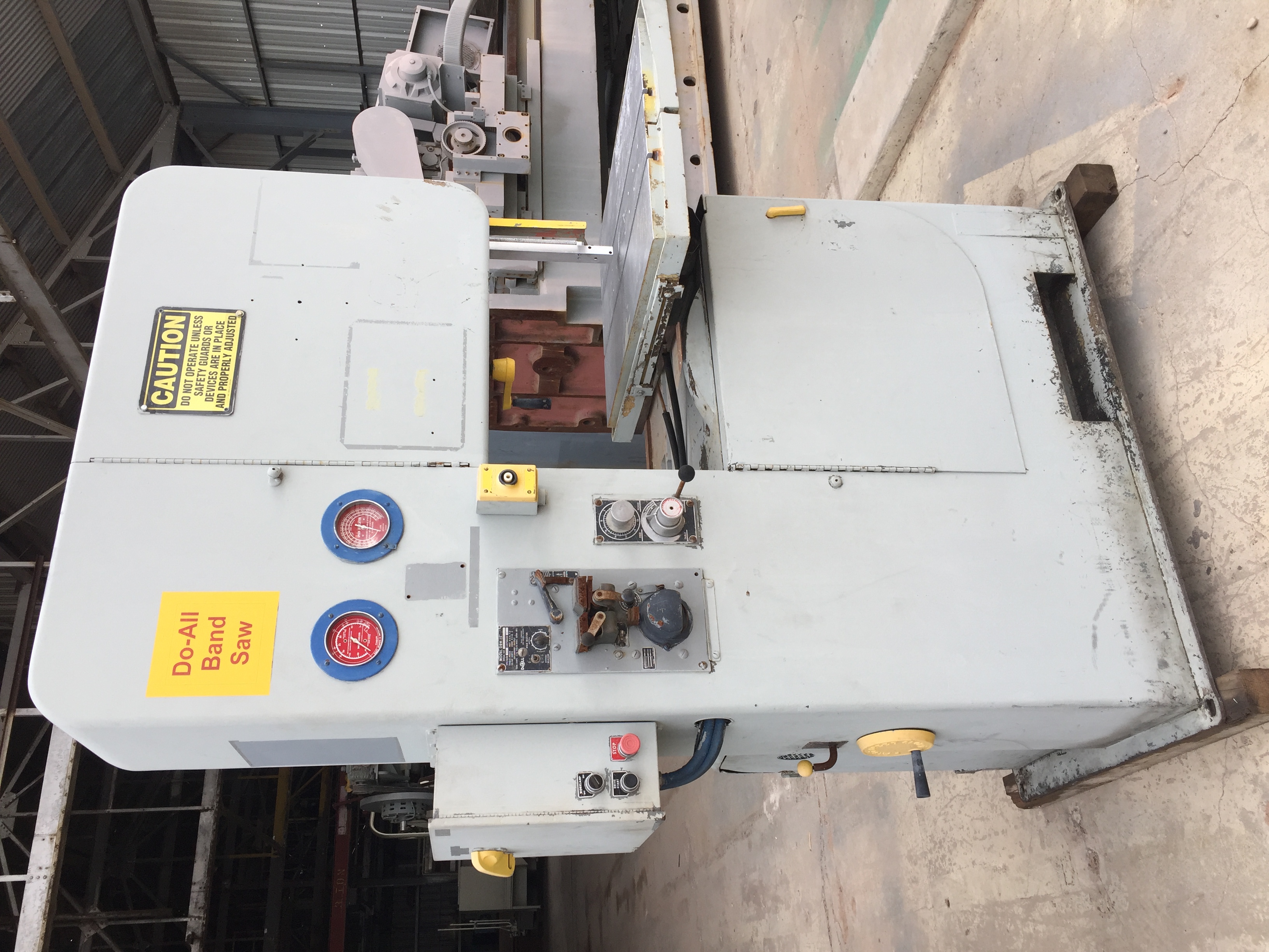 Used 26" DoAll Vert. Band Saw with Pwr. Feed Tbl