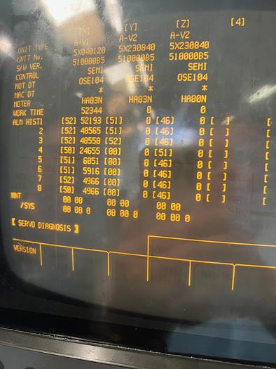 Used BRUGT VERTIKALT BEARBEJDNINGSCENTER FABR. MAZAK, MODEL VTC 20 B