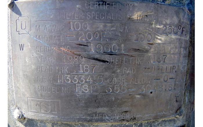 Used USED FILTER, "MULTI" BASKET TYPE, 4" INLET/OUTLET, 304 STAINLESS STEEL