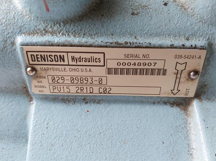 Gebraucht Hydraulik Kolbenpumpe, PV15 2R1D C02, 61,7 l/min, 240 bar, Denison, gebraucht
