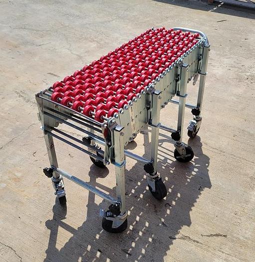 Used Conveyor, Skate Wheel, 14" x 13', Accordion, Nesta Flex B #C744150