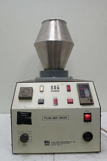 Used Lab-Line Instruments Model 23852 Electric High Speed Heated Fluid Bed Dryer