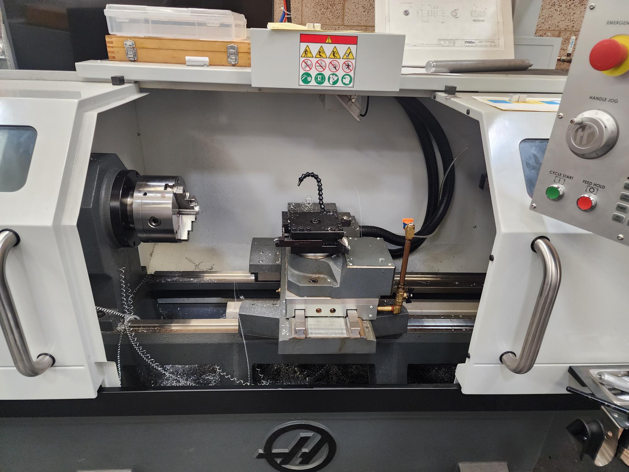 Used Sold 2019 Haas TL1 CNC Tool Room Lathe 6938 1 at Wheeler