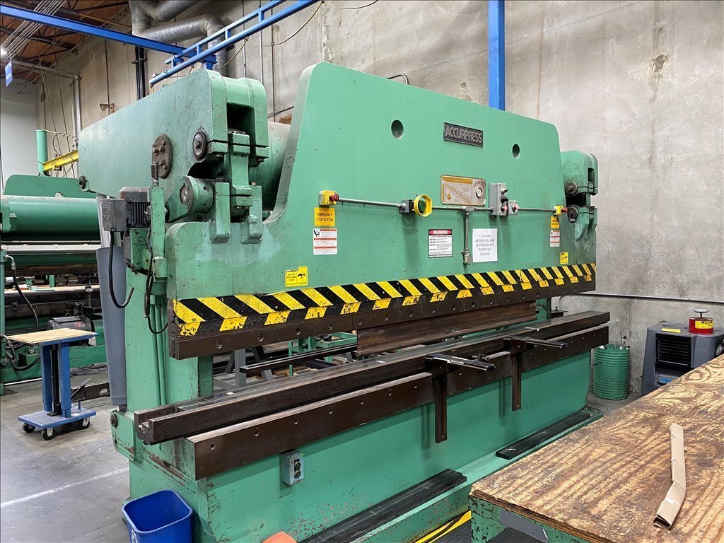 Used Sold Accurpress 725012 Hydraulic Press Brake 250 Ton x 12' 6622