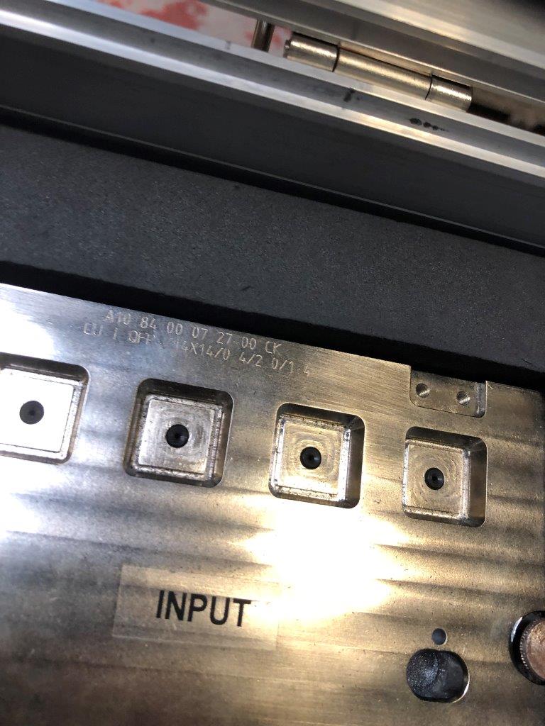 Used Multitest 128 LQFP 14x14x1.4mm Test handler change kit for MT9510 Handler