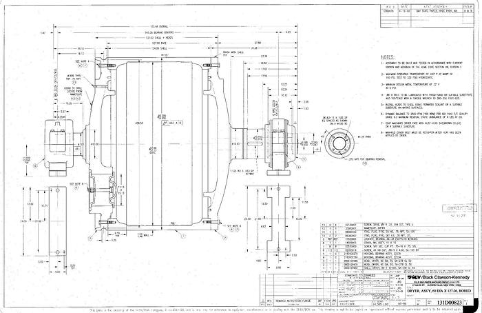 Used PAPER MACHINE COMPONENTS #24602