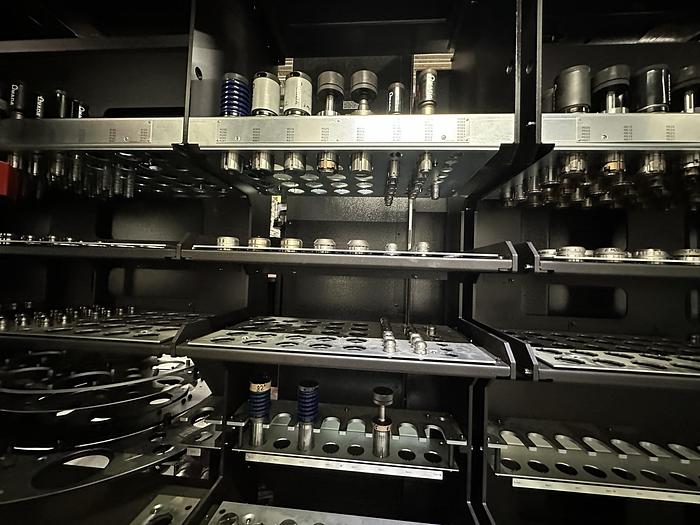 Used 2013  Amada  Acies 2515T Punch/CO2 LASER WITH TOOL LOADER, TOOLING, SPINDLE