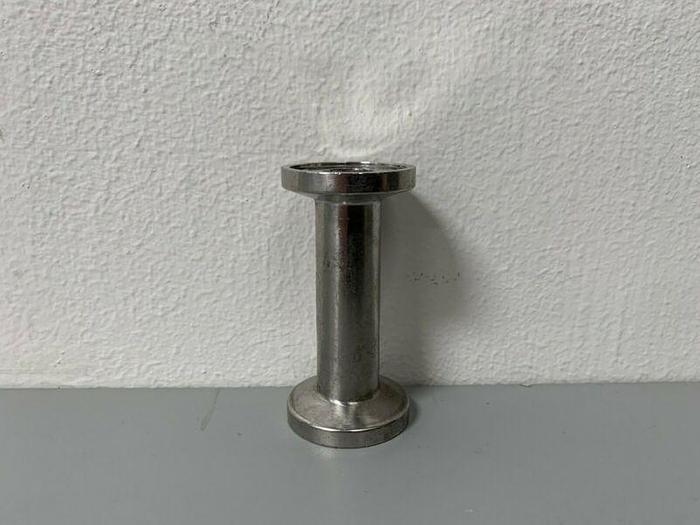 Used Lot of 7 - Stainless Steel 2" Tube w/ 1/2" Sanitary Fittings