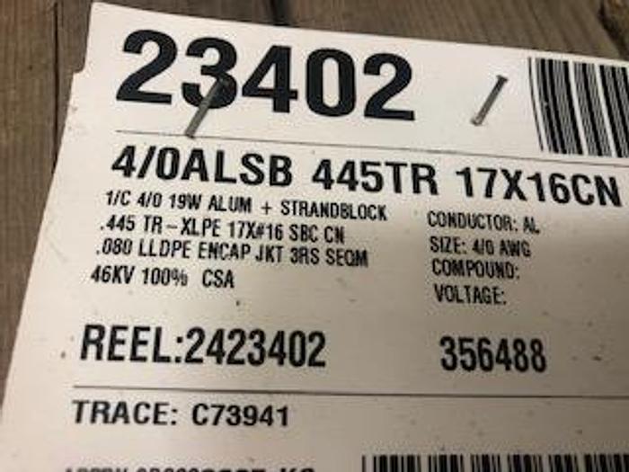 10,000M - 4/0 Al 46kv XLPE 100% CSA Cable