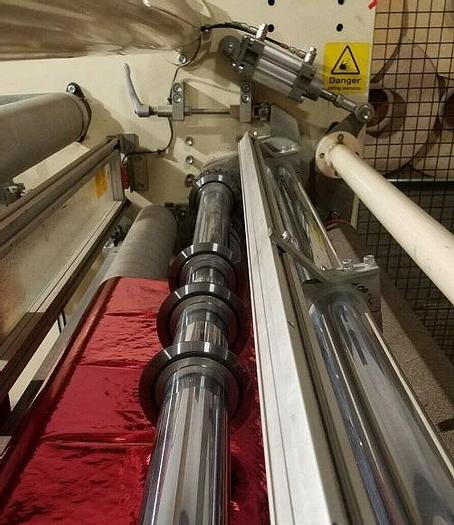 Used 60" ELITE CAMERON SLITTER REWINDER CW600 MFG 2007