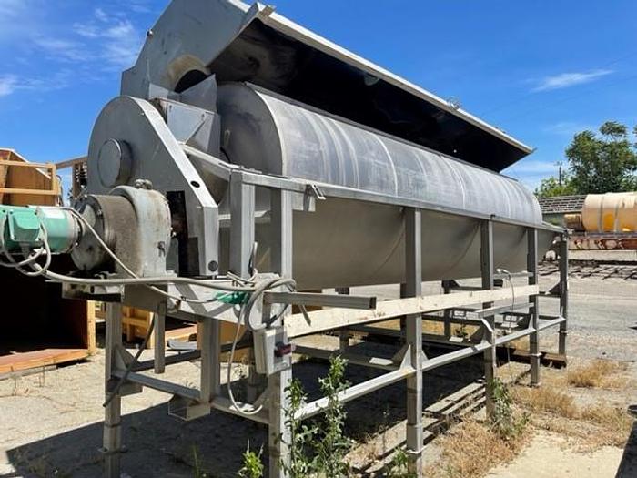 Used Rotary 44" Diameter x 15.5" Long Hot Water Blancher