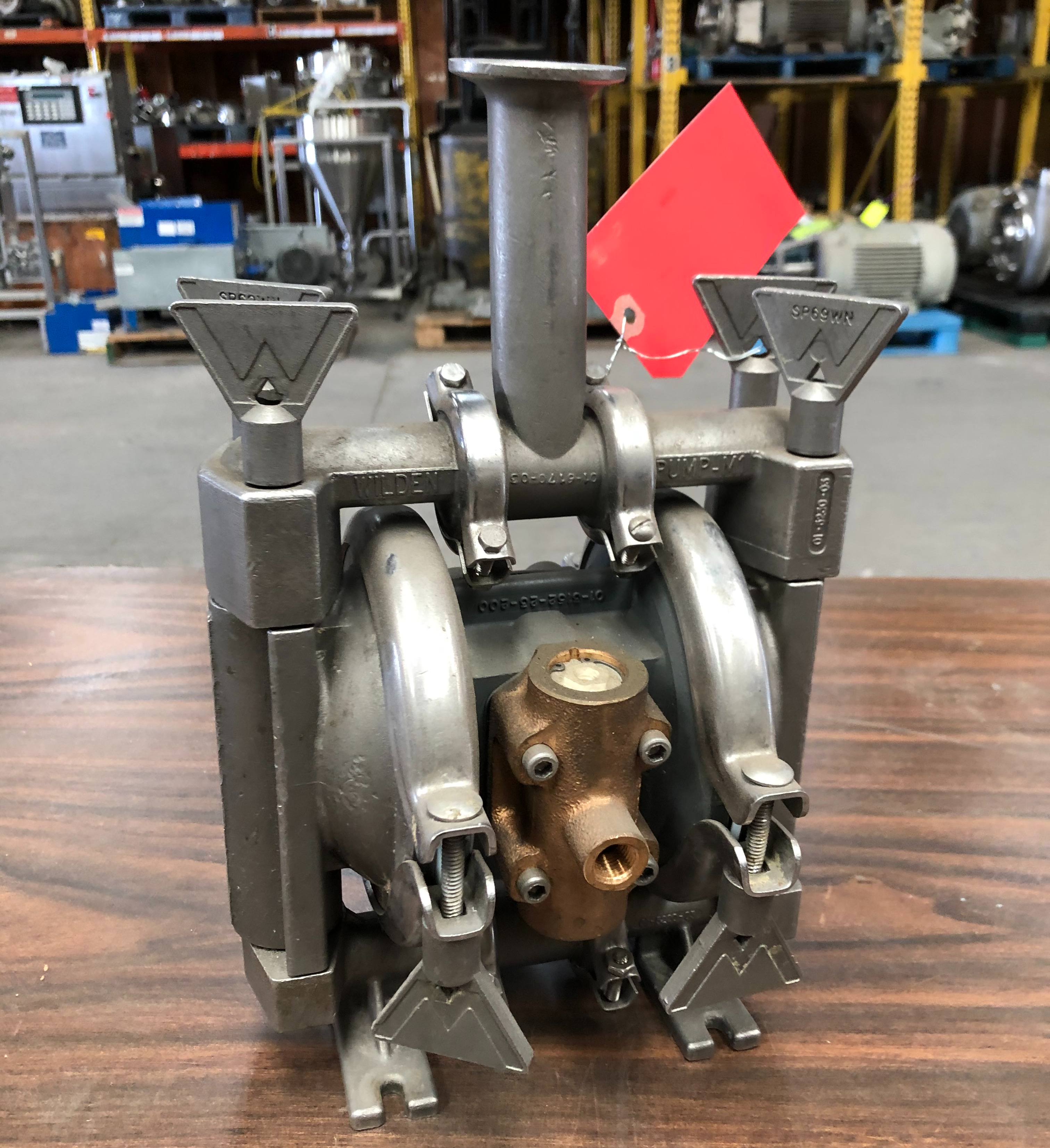 Used WILDEN M1 METAL DOUBLE DIAPHRAGM PUMP