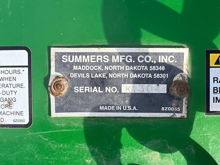 Used 50' Summers SuperCoulter Plus Vertical Tillage